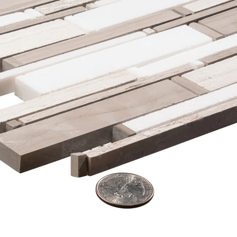 Knoll Natural Stone Mosaic Kitchen Backsplash, Bathroom, Shower, Pool, Wall and Floor Tile
