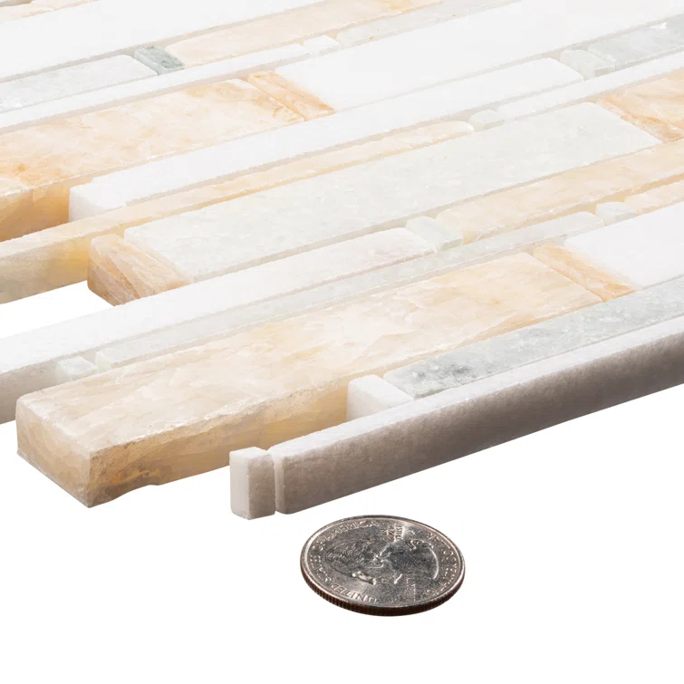 Knoll Natural Stone Mosaic Kitchen Backsplash, Bathroom, Shower, Pool, Wall and Floor Tile