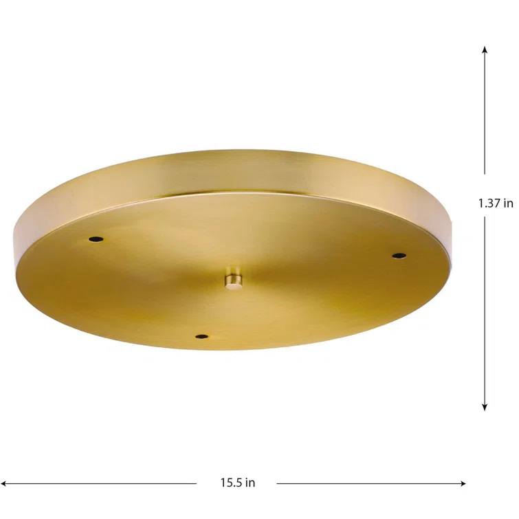 Canopy Kit 15-1/2" Round for up to 3 Pendants