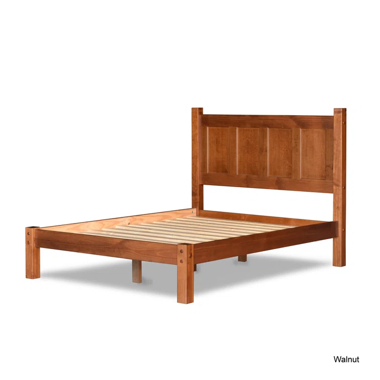 Shaker Solid Wood Panel Bed