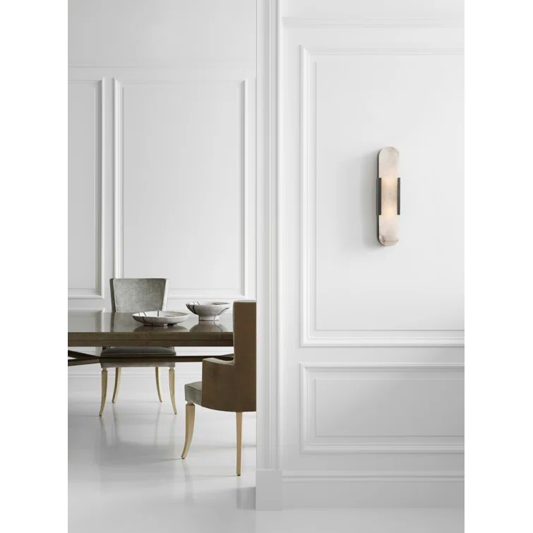 20" Black Bronze Dimmable Direct Wired Sconce