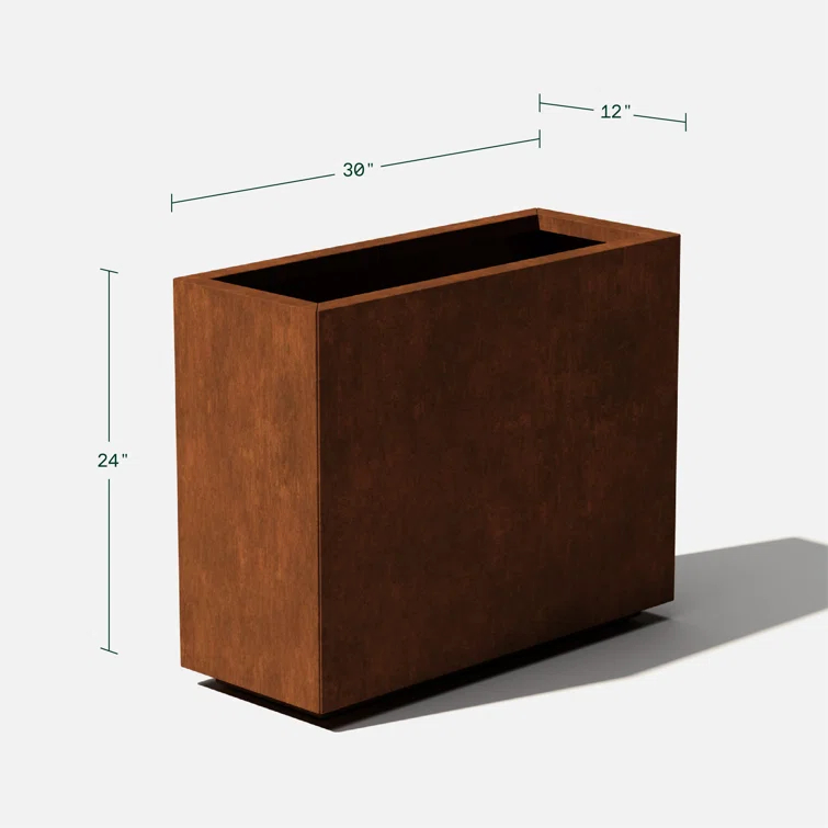 Corten Steel Series Span Planter