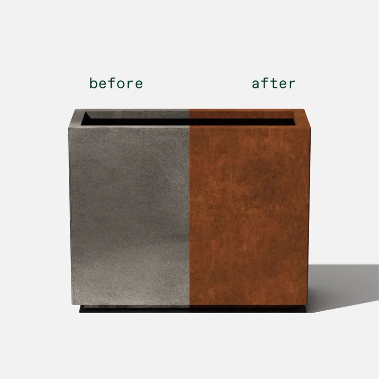 Corten Steel Series Span Planter