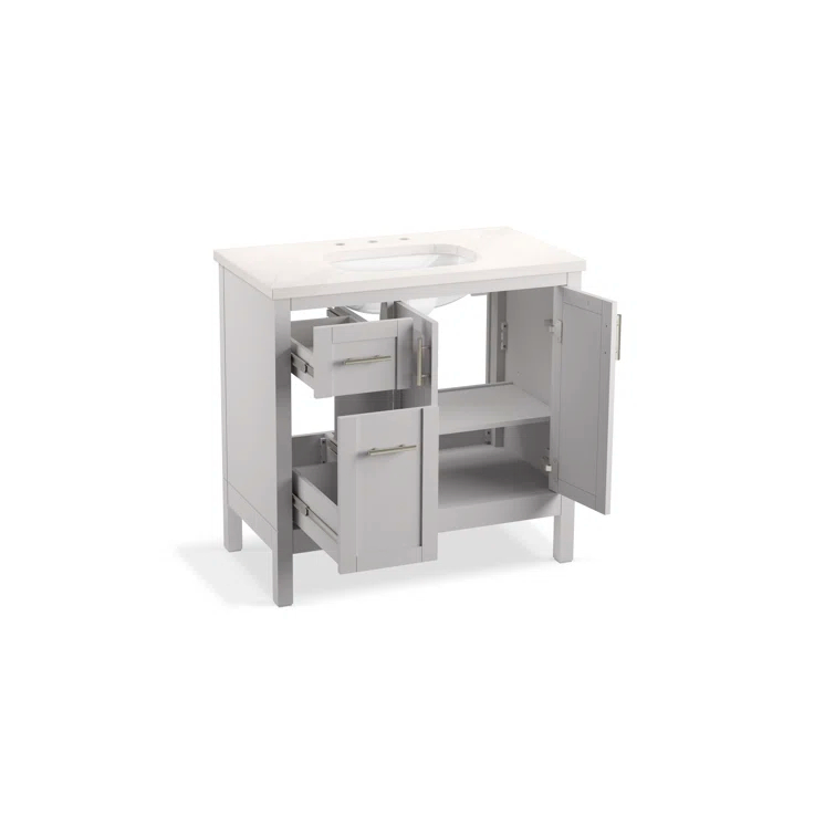 Hadron 37" Single Bathroom Vanity Set
