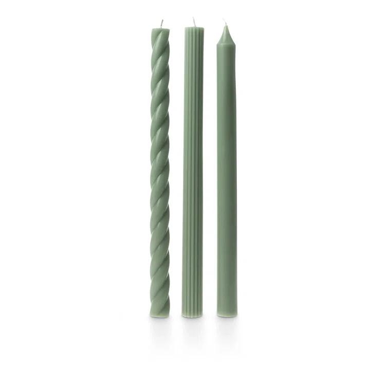 ILLUME Beautifully Done Unfragranced Assorted Tapers 3 Pack