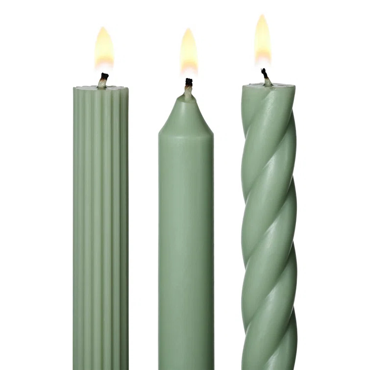 ILLUME Beautifully Done Unfragranced Assorted Tapers 3 Pack