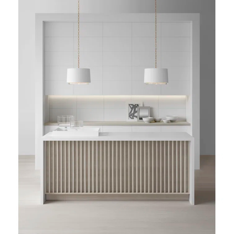 Sydney Sleek Modern LED Pendant in Soft Brass with Clear Glass