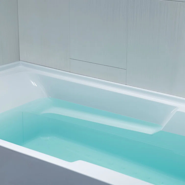 Flint 60'' x 30'' Alcove / Tile In Soaking Acrylic Bathtub