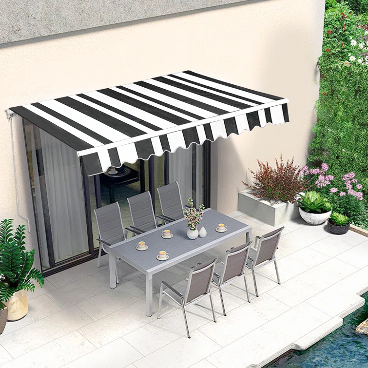 Patio Awning Fabric Replacement Sunshade Canopy for Retractable Awnings