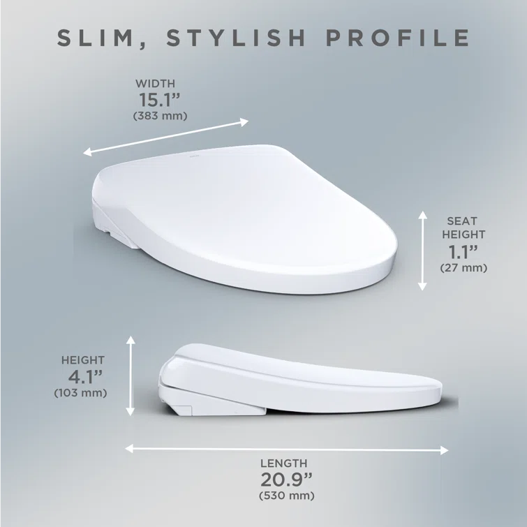 Washlet® Electronic Contemporary Elongated Auto Open/Close Lid Bidet Seat