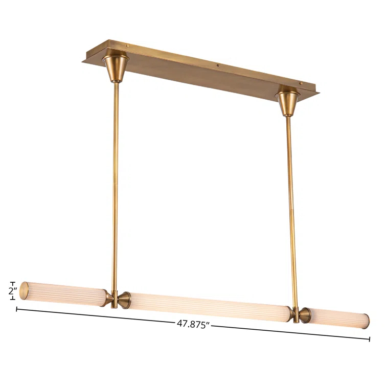 Edwin 3 - Light Kitchen Island Pendant