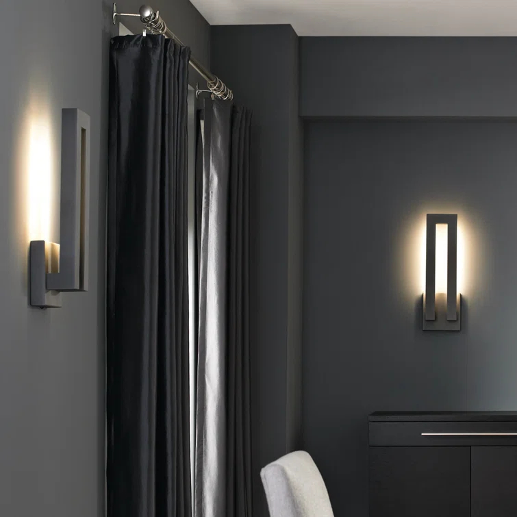 Forq 2 Light Novelty Outdoor Aluminum Wall Light