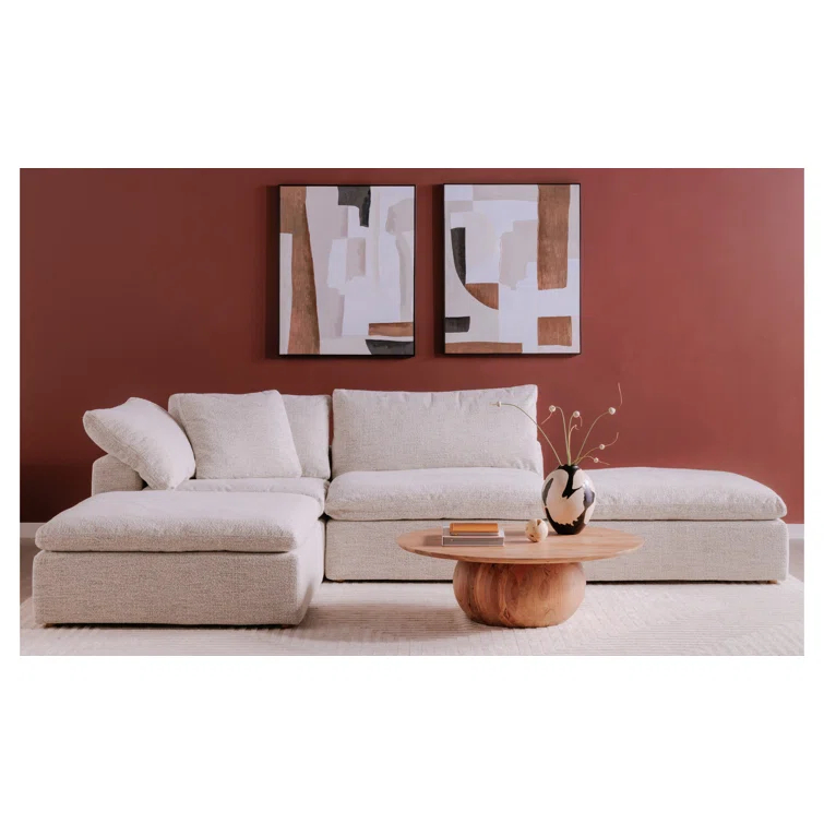 Moe's Home Collection Clay Ottoman