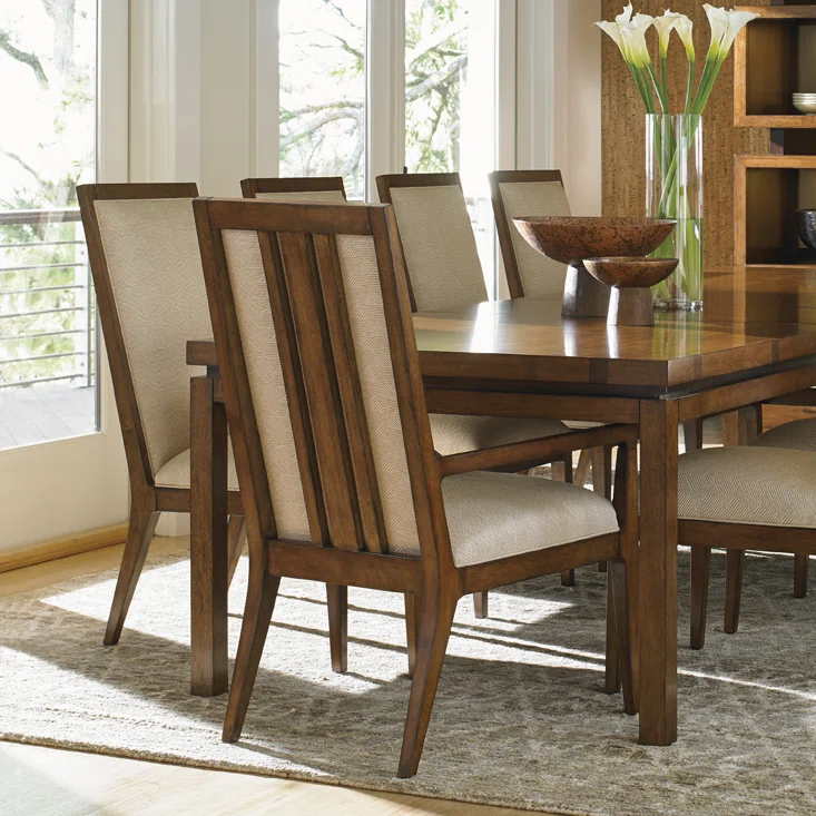 Island Fusion Natori Slat Back Arm Chair