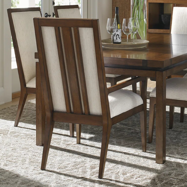 Island Fusion Natori Slat Back Arm Chair