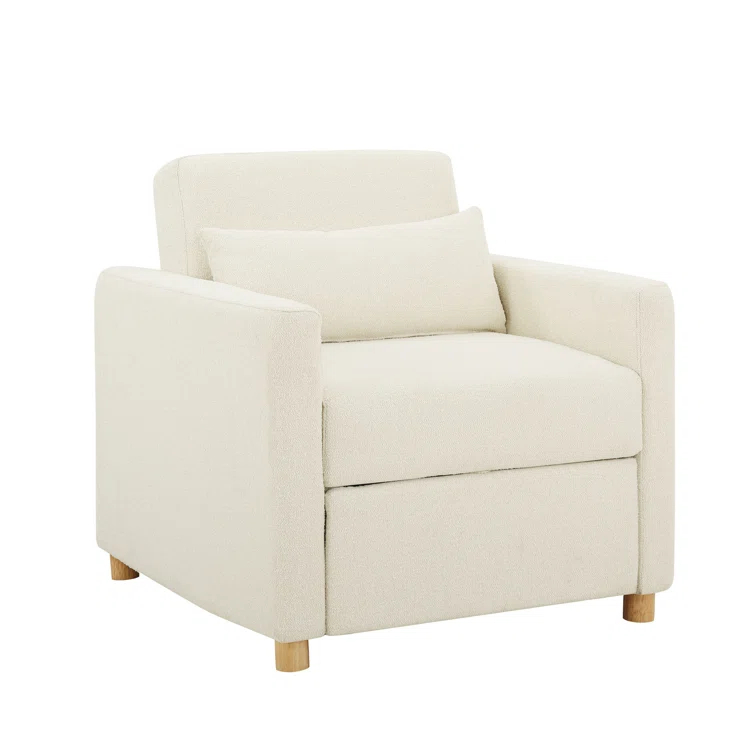 Serta Cooper 36" Convertible Sleeper Accent Chair with Cushion