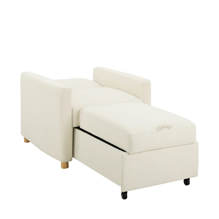 Serta Cooper 36" Convertible Sleeper Accent Chair with Cushion