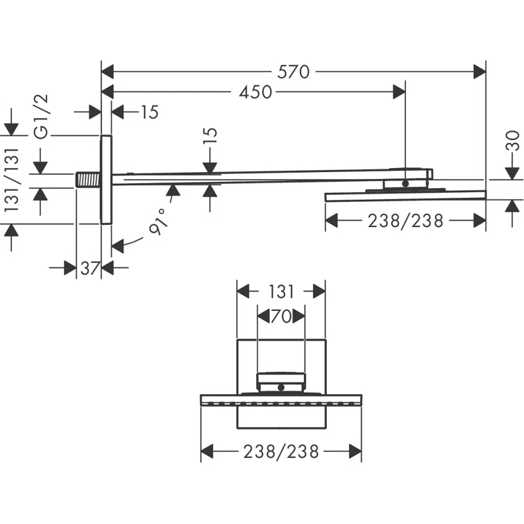 ShowerSolutions Adjustable Shower Head