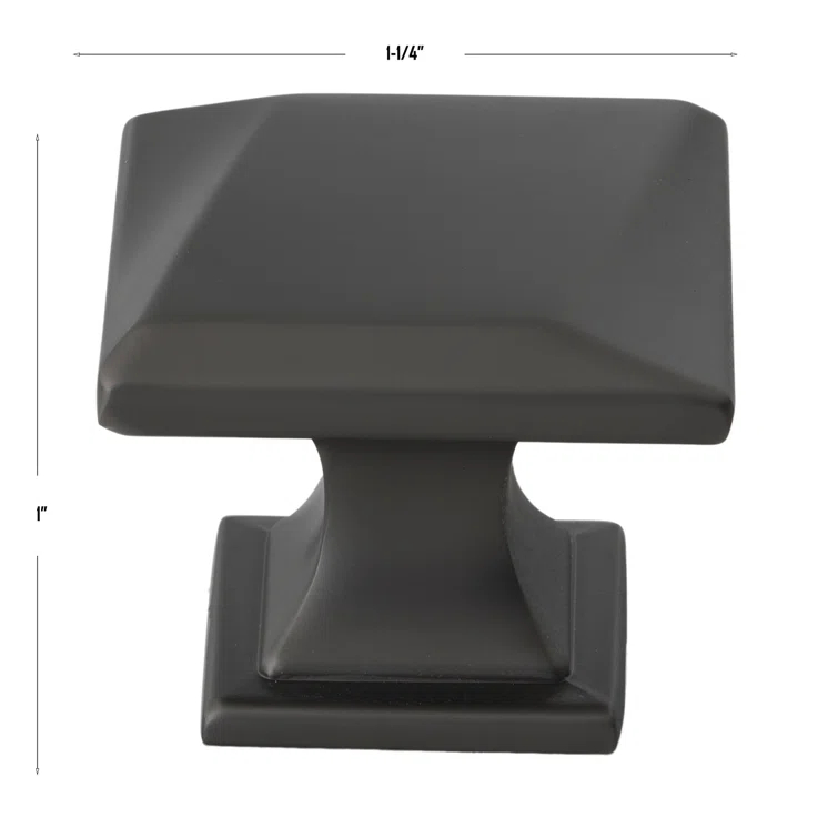 Giana Collection 1 1/4" Length Square Knob Multipack