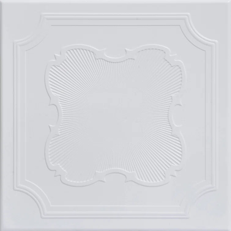Coronado 1.6 ft. x 1.6 ft. Polystyrene Glue-up Ceiling Tile (Set of 96)