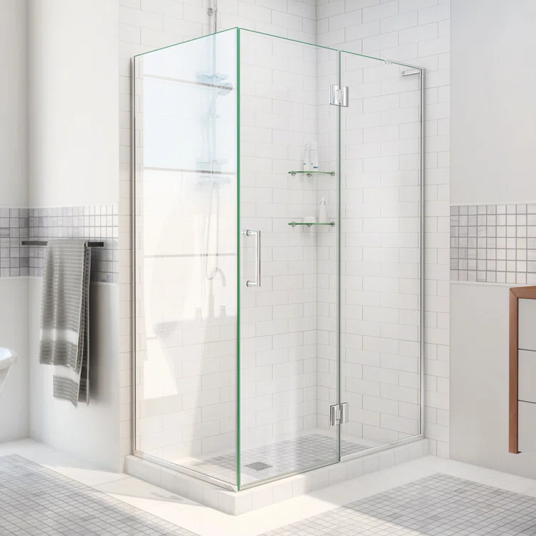 Unidoor-X 48.38" x 72" Rectangle Hinged Shower Enclosure