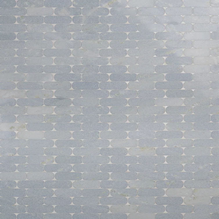 Nostradam 9.96" W x 11.22" L Marble and Brass Mosaic Tile (0.77 Sq. Ft. / Sheet)