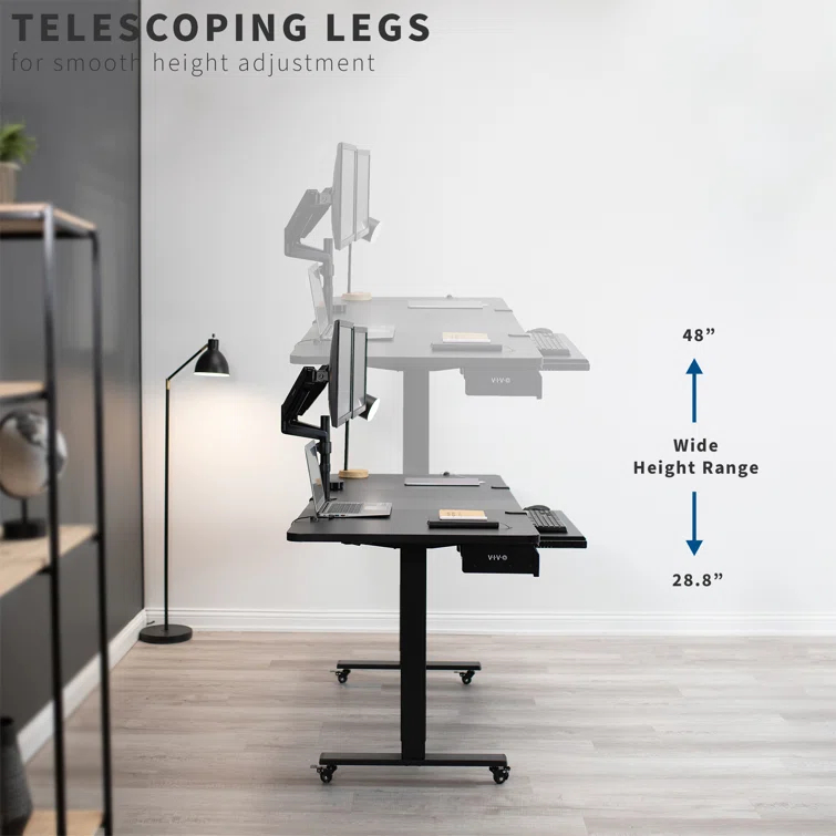 Adjustable Metal Base Standing Desk