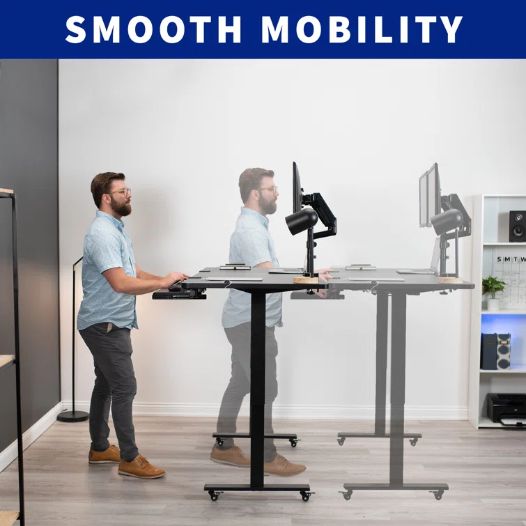 Adjustable Metal Base Standing Desk