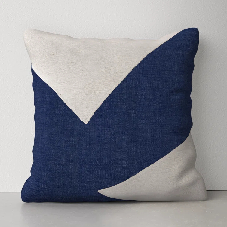 Auburn Geometric Cotton Throw Pillow