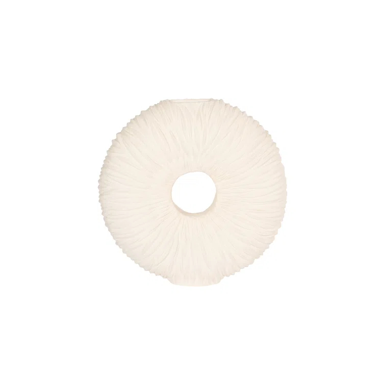 Phillips Collection Waves Off White 28" Indoor / Outdoor Resin Floor Vase