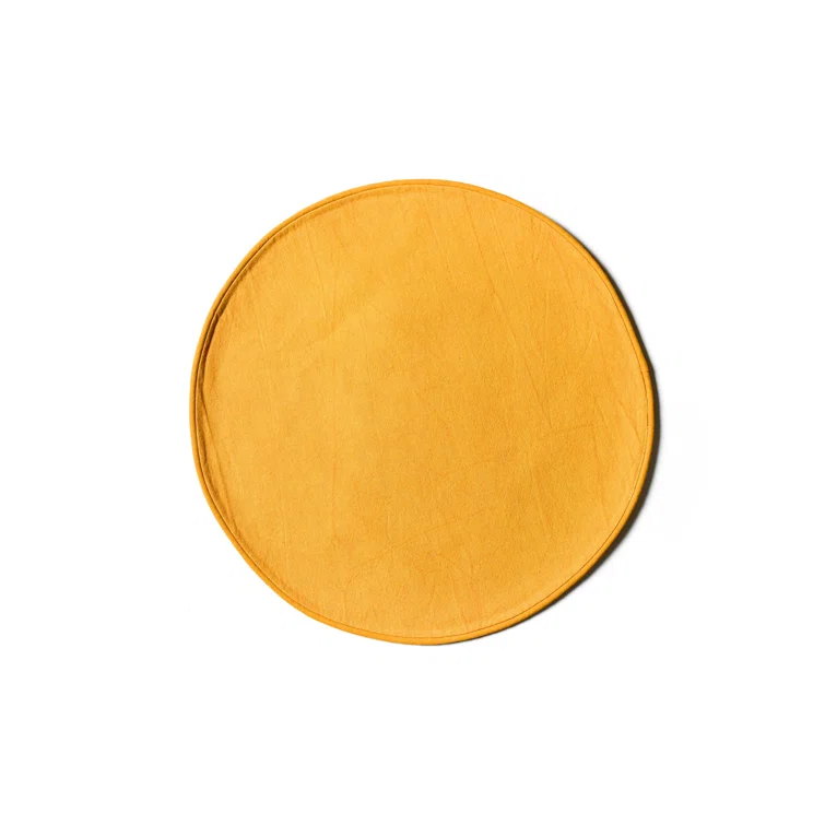 Blush And Pine Color Block Round Placemat Set Of 4