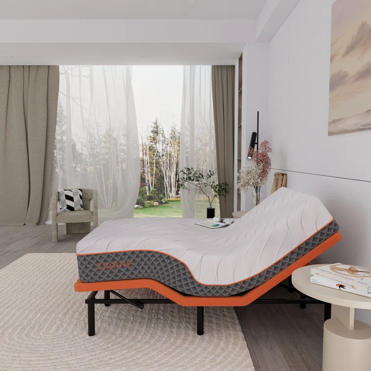 Zero Gravity Adjustable Bed with 14" Hybrid Mattress E3000 Series