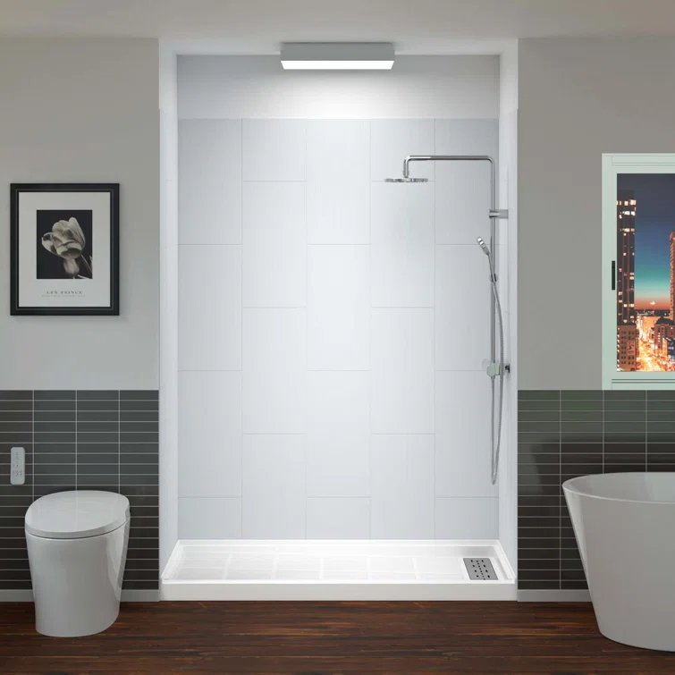 60'' W 75'' H Framed Rectangle Shower Stall
