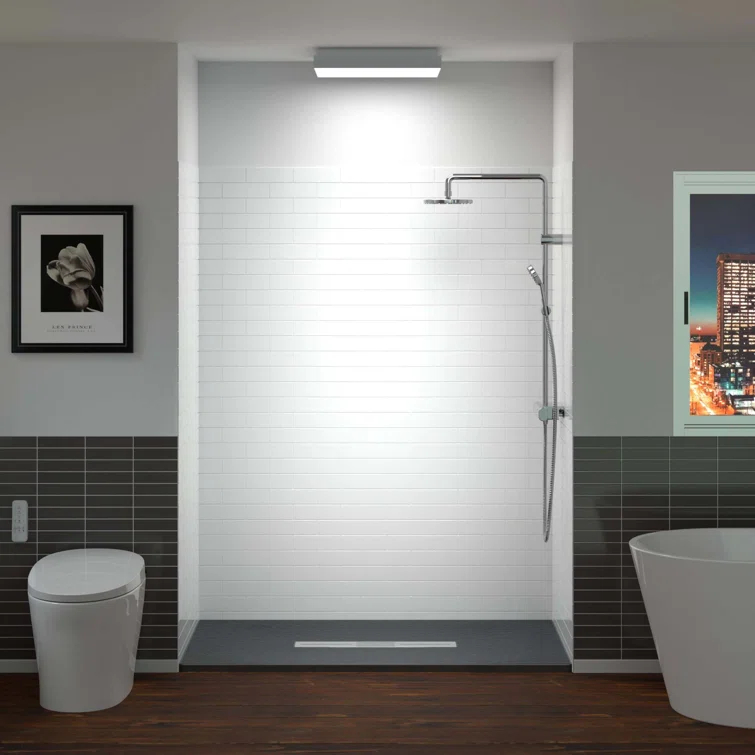 60'' W 75'' H Framed Rectangle Shower Stall