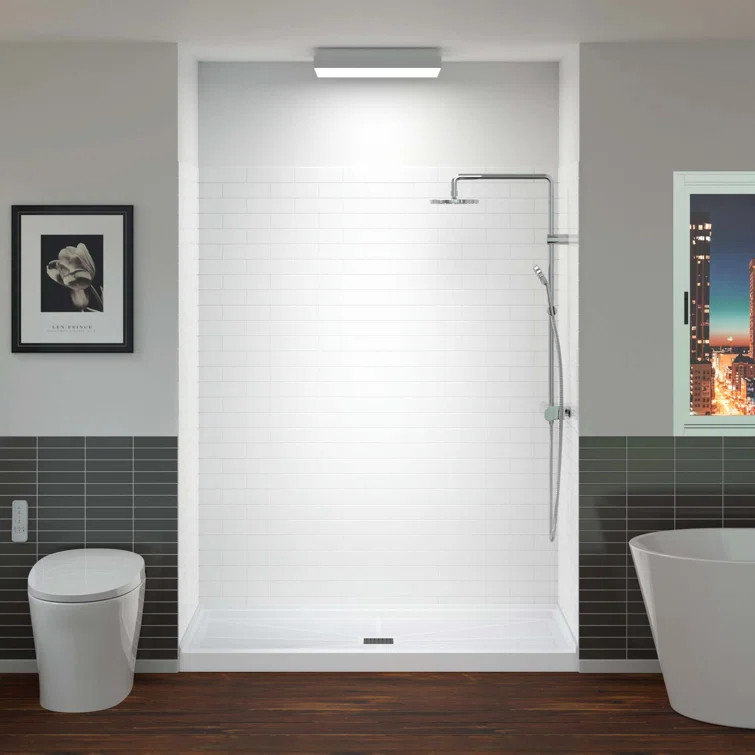 60'' W 75'' H Framed Rectangle Shower Stall