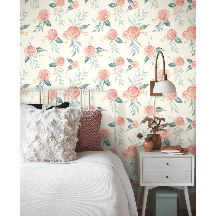 Watercolor Roses Wallpaper