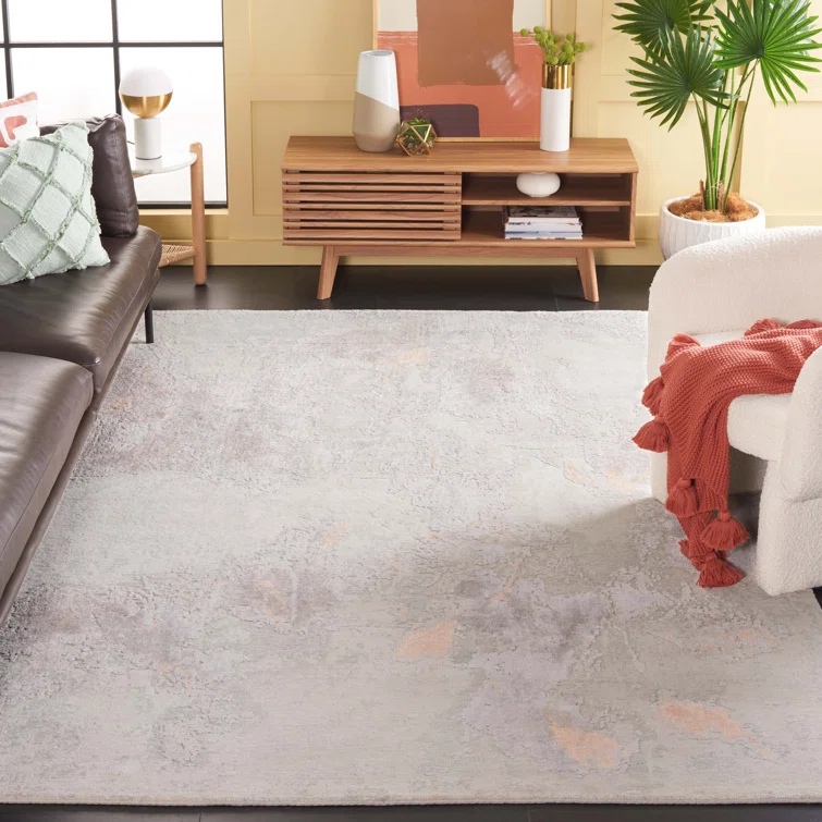 Tribeca Hand Knotted 60% Wool, 30% Silk, And 10% Cotton Rug