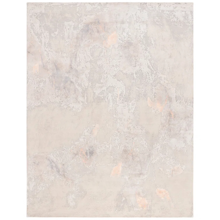 Tribeca Hand Knotted 60% Wool, 30% Silk, And 10% Cotton Rug