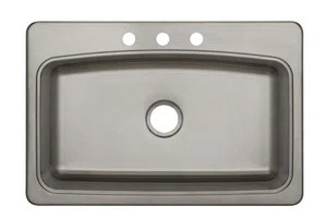 22.0625'' L Drop-In Single Bowl Stainless Steel Kitchen Sink