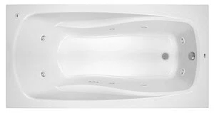 72'' x 36'' Drop-In Whirlpool Acrylic Bathtub