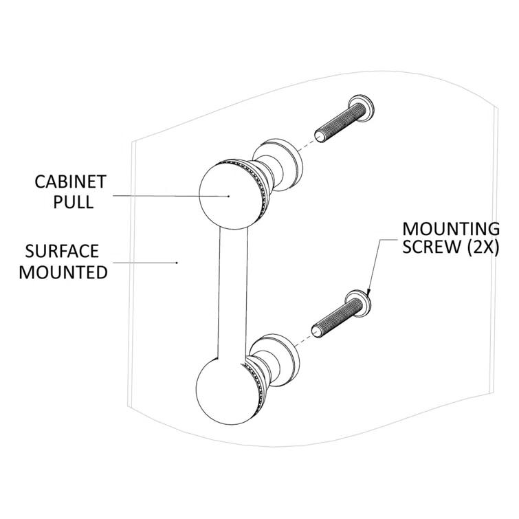 Universal Circle Novelty Knob