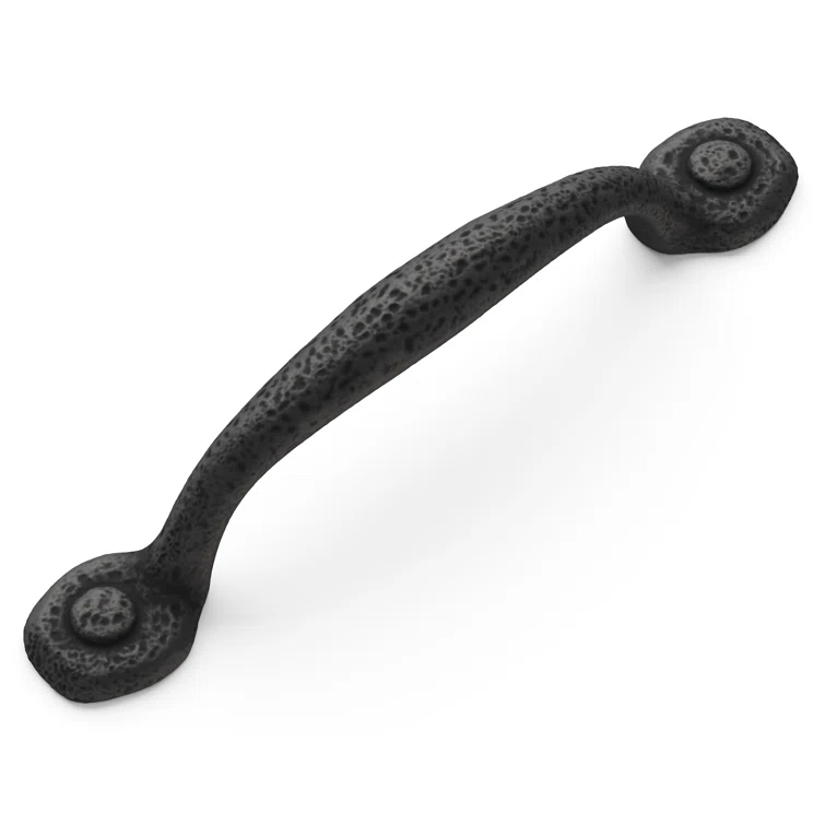 Refined Rustic Kitchen Cabinet Handles, Solid Core Drawer Pulls for Cabinet Doors, 3-3/4" (96mm)