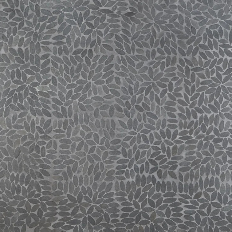 Picturesque Flower 11.81 in. x 11.81 in. Natural Stone Floor and Wall Mosaic Tile (0.97 Sq. Ft. / Each)