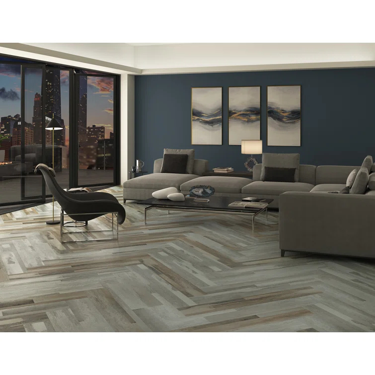 Weekend Warrior 1.5mm Thick x 7-in W x 48-in L 3-mil Luxury Vinyl Plank