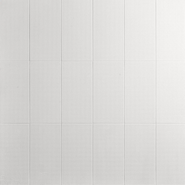 Level Waffle 7.87" x 15.74" Ceramic Patterned Tile