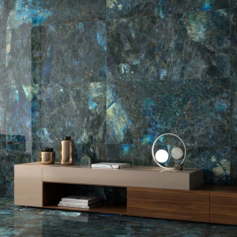 Calla Onyx 24" x 47" Porcelain Marble Look Wall & Floor Tile (15.49 Sq. Ft. / case)
