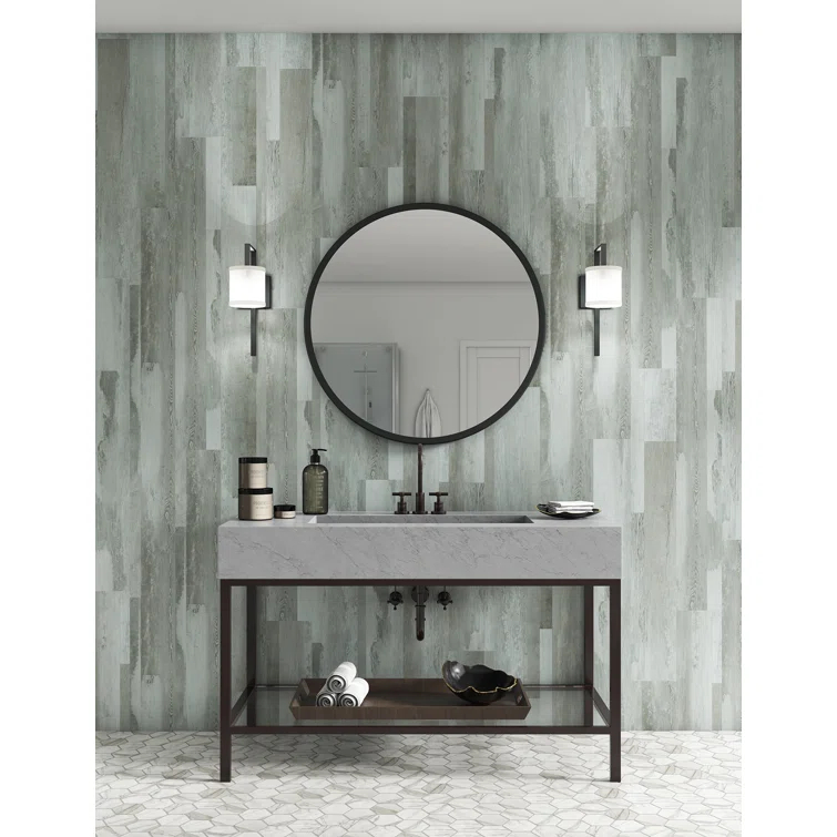 Weekend Warrior 1.5mm Thick x 7-in W x 48-in L 3-mil Luxury Vinyl Plank