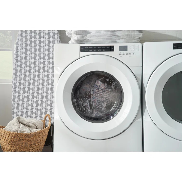 Oriental Machine Washable Cotton/Polyester Area Rug in Ivory/Olive