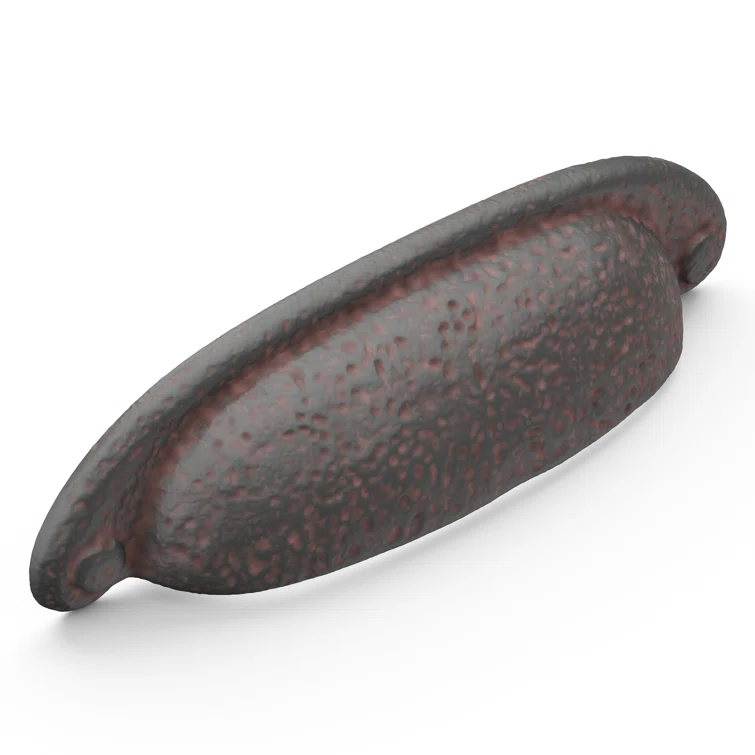Refined Rustic Kitchen Cabinet Handles, Solid Core Drawer Pulls for Cabinet Doors, 3" & 3-3/4"(96mm)