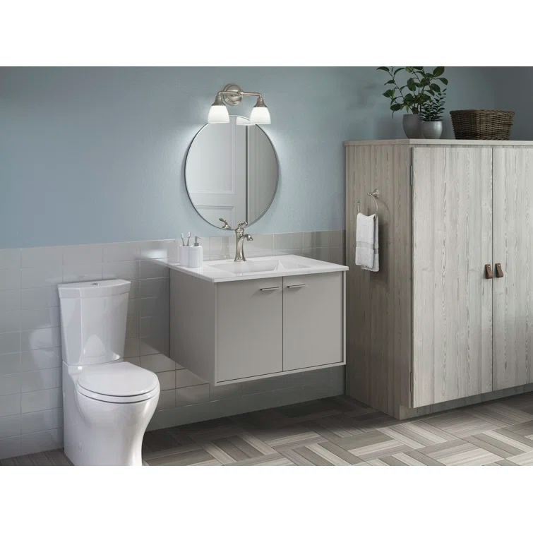 Devonshire 2 Light Indoor Bathroom Vanity Light Fixture, Position Facing Up or Down, UL Listed